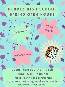 Flyer for OPEN HOUSE 2026